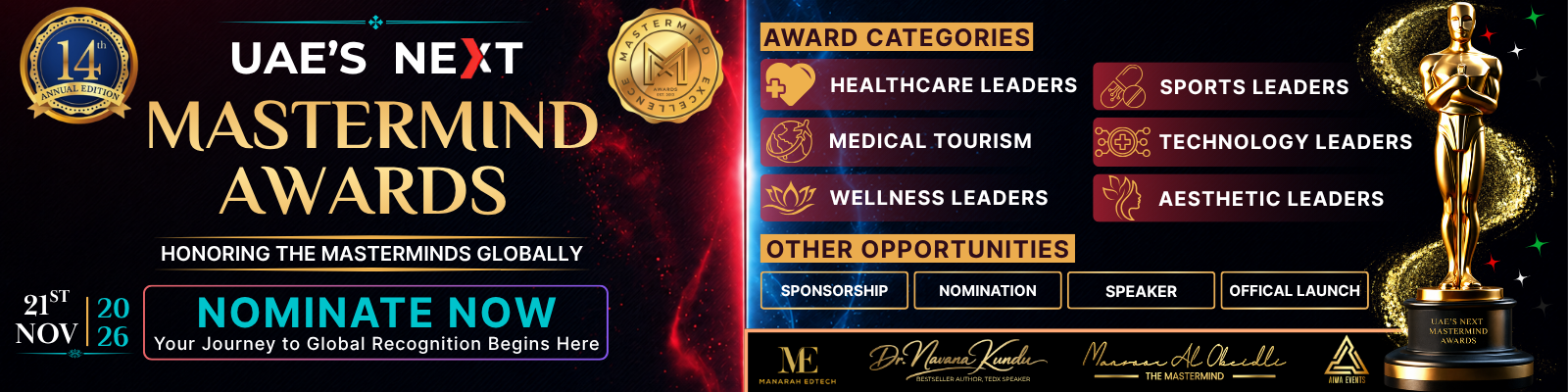 ‘S NEXT MASTERMIND AWARDS 2026 (14th Annual Edition)